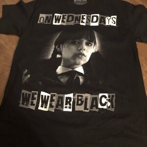 Adams family Wednesday tee. New